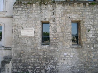  Vestige du rempart médiéval photographié en 1854 par Charles Nègre